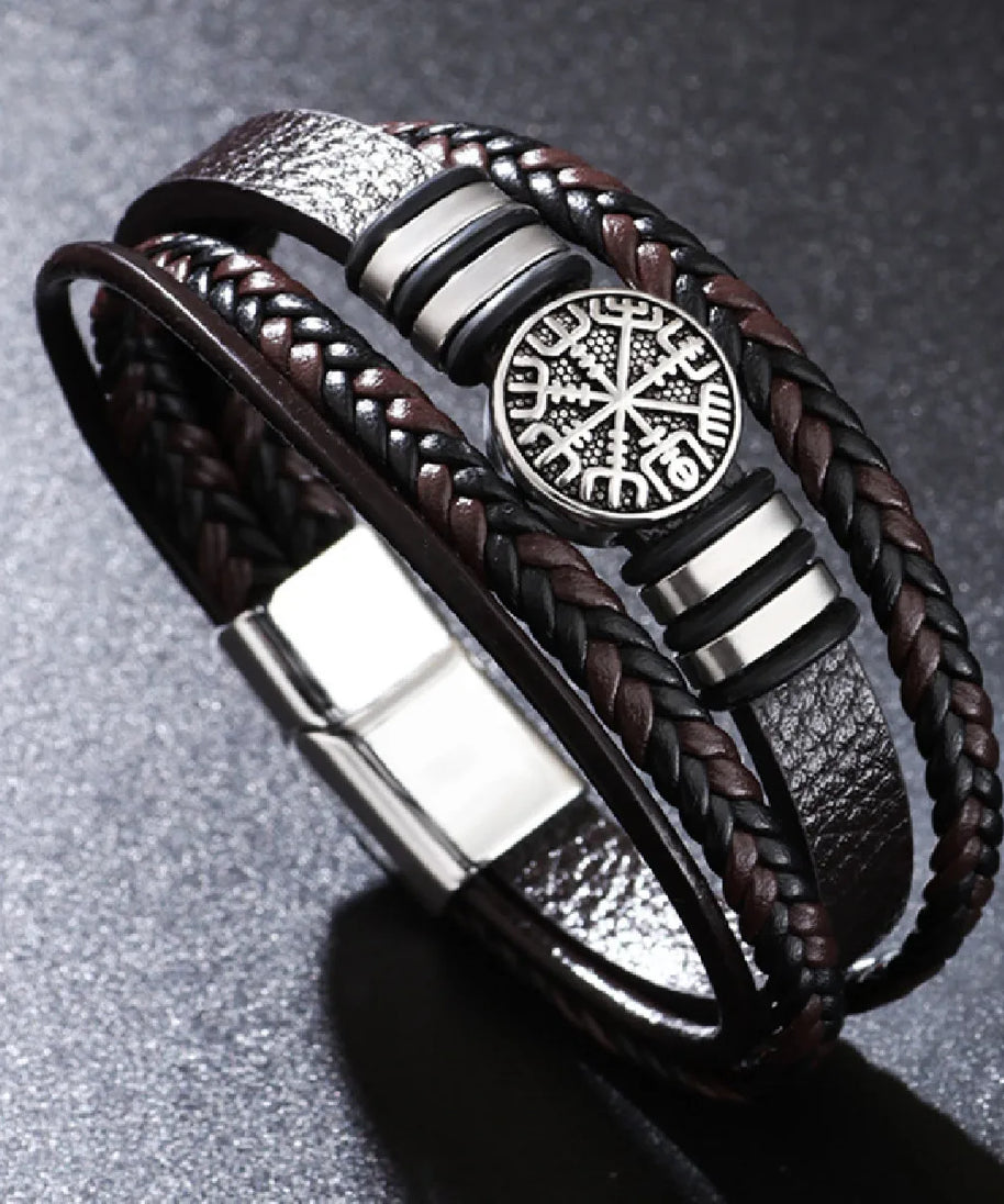 Bracelet cuir homme "SHENZEN"