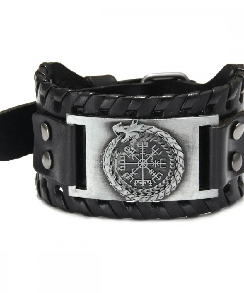 Bracelet cuir homme "RAGNAR"