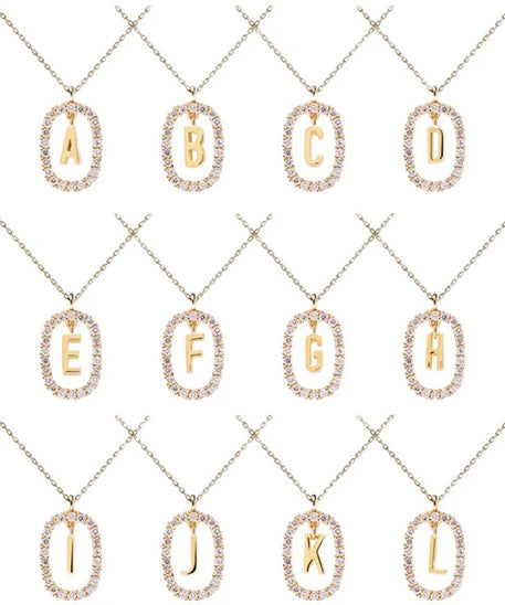 Collier ARGENT Femme "LETTERS"