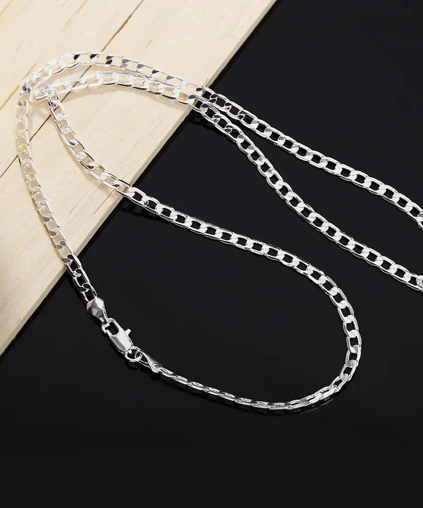 Collier Argent Femme "MAILLES"