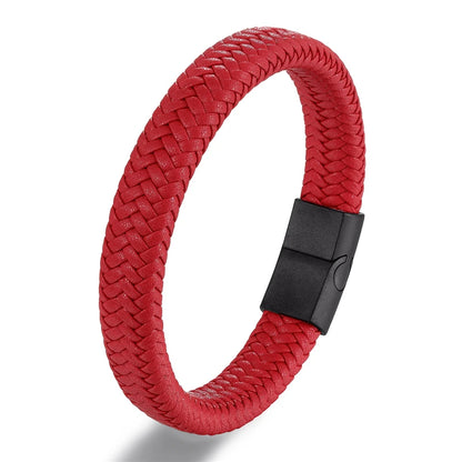 Bracelet CUIR HOMME "ROPE STEEL"