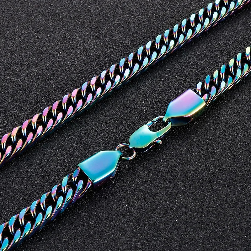 Chaine ARGENT Homme "CUBAN LINK"