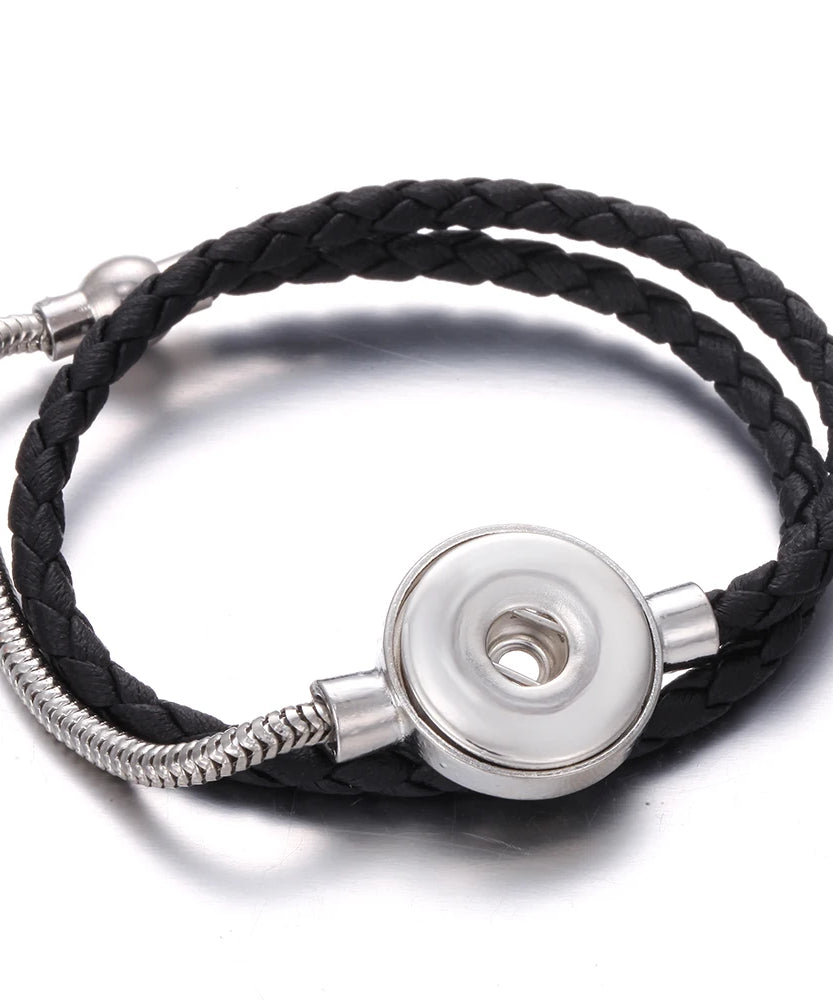 Bracelet cuir homme "Tribal King"