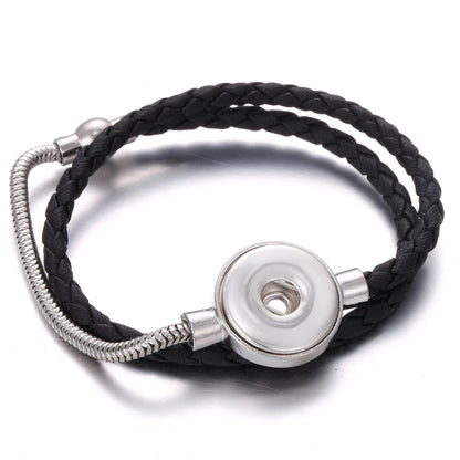 Bracelet cuir homme "Tribal King"