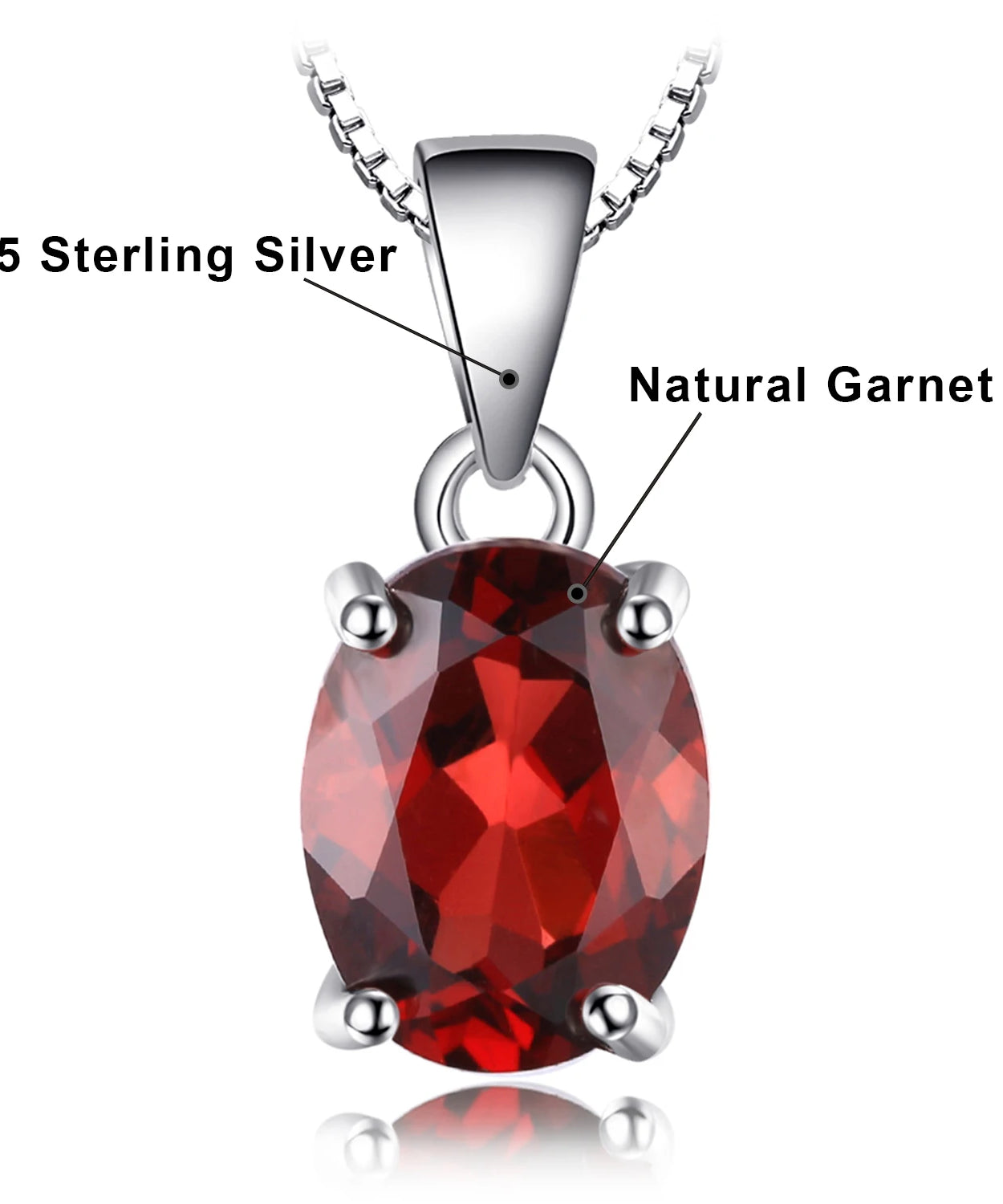 Collier ARGENT FEMME "AMETHYSTE" SANS CHAINE