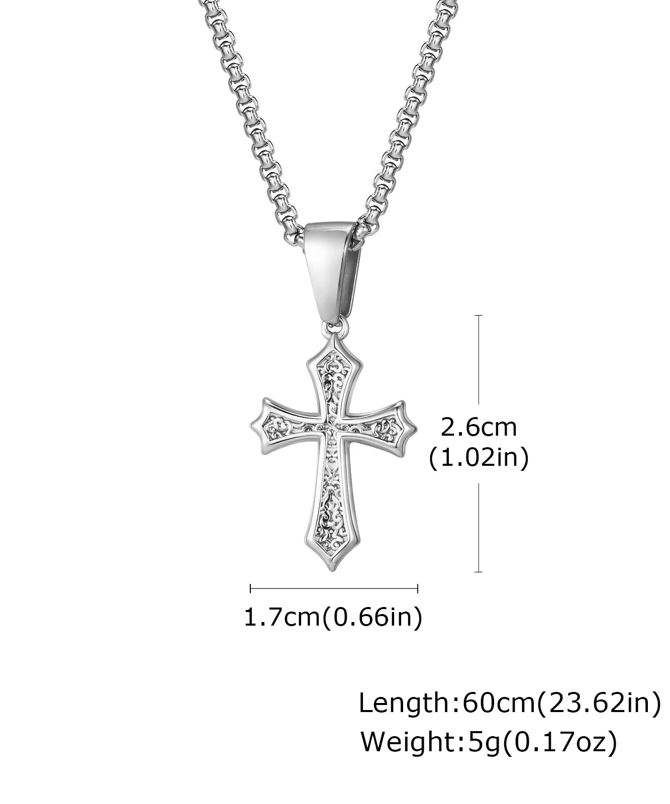 Chaine PENDENTIF croix pour hommes