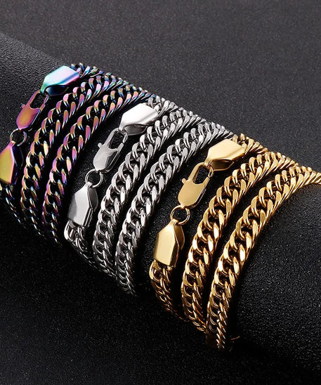 Chaine ARGENT Homme "CUBAN LINK"