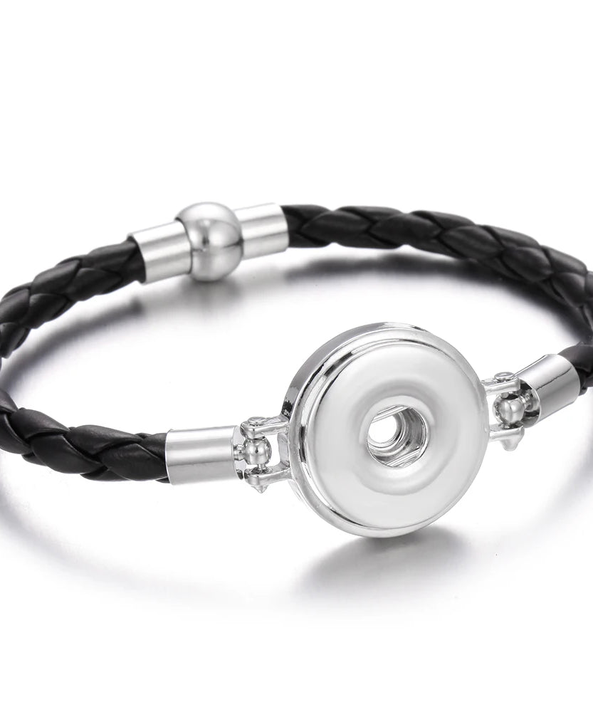 Bracelet cuir homme "Tribal King"