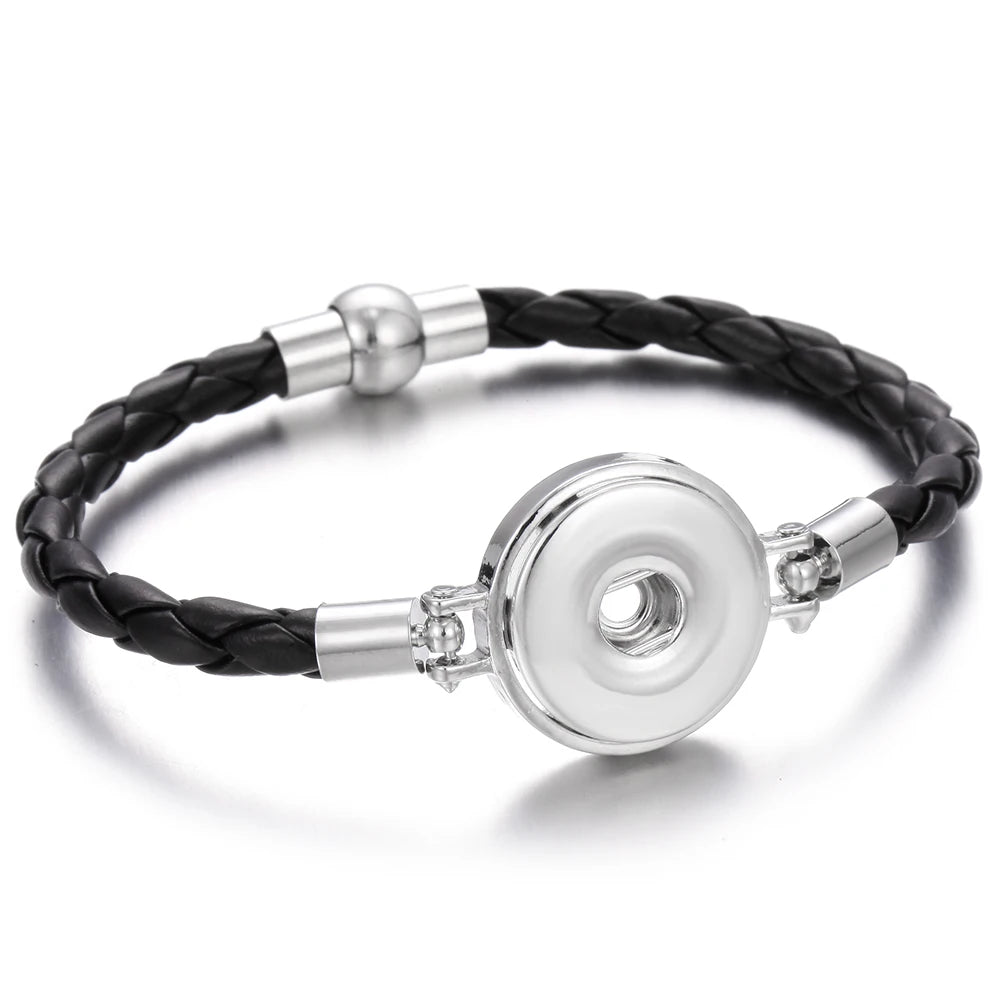 Bracelet cuir homme "Tribal King"