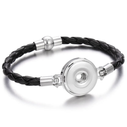 Bracelet cuir homme "Tribal King"