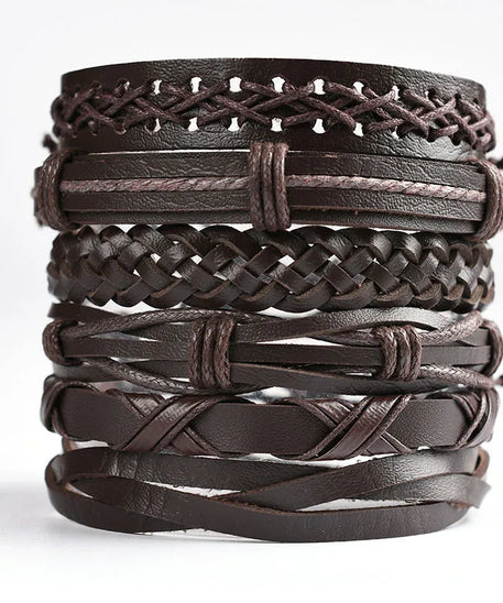 Bracelet cuir homme "CHAMANE"