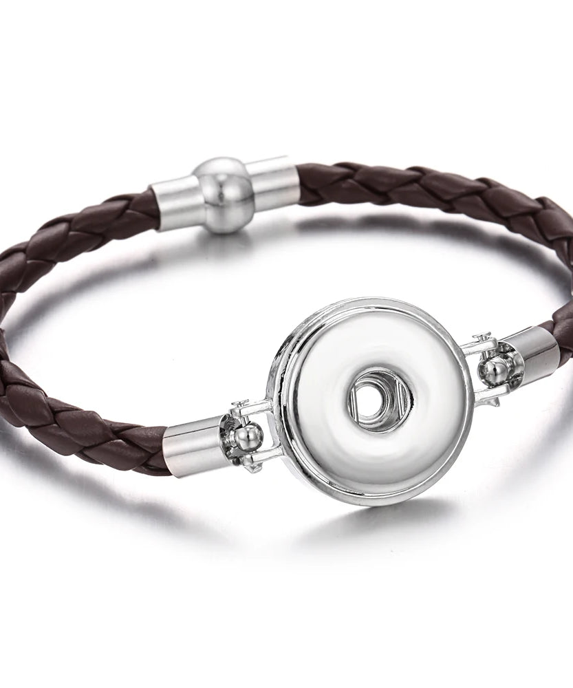 Bracelet cuir homme "Tribal King"