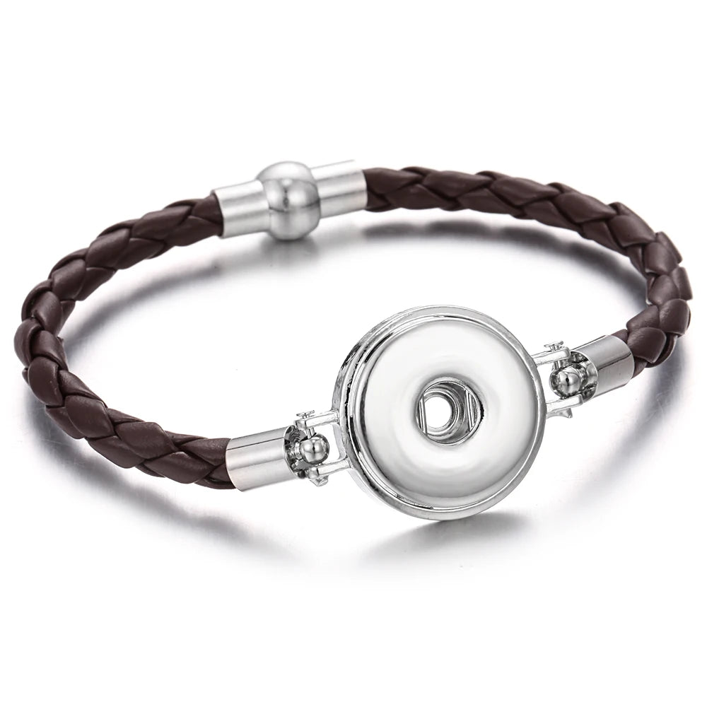 Bracelet cuir homme "Tribal King"