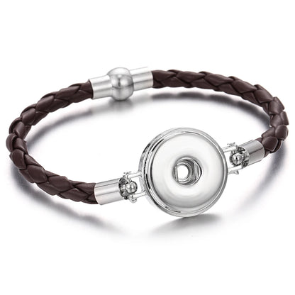 Bracelet cuir homme "Tribal King"