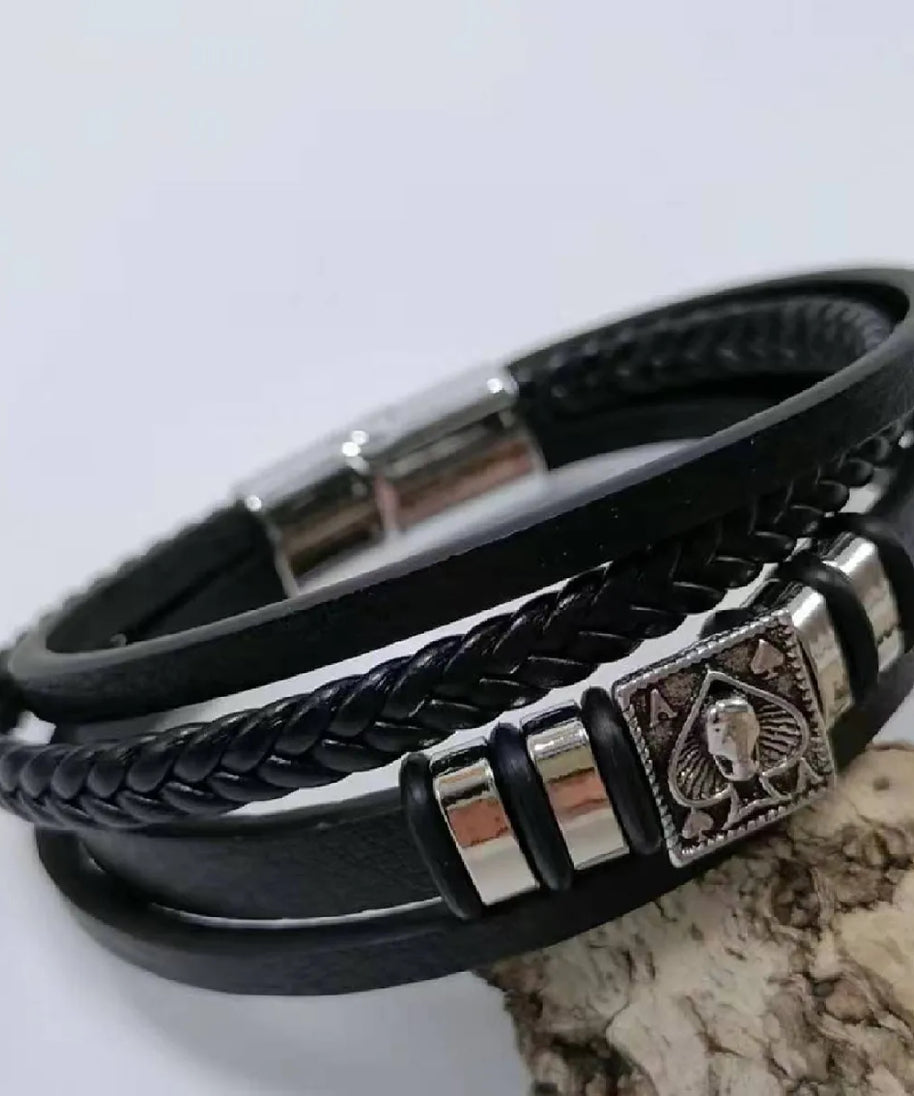 Bracelet cuir homme "SHENZEN"