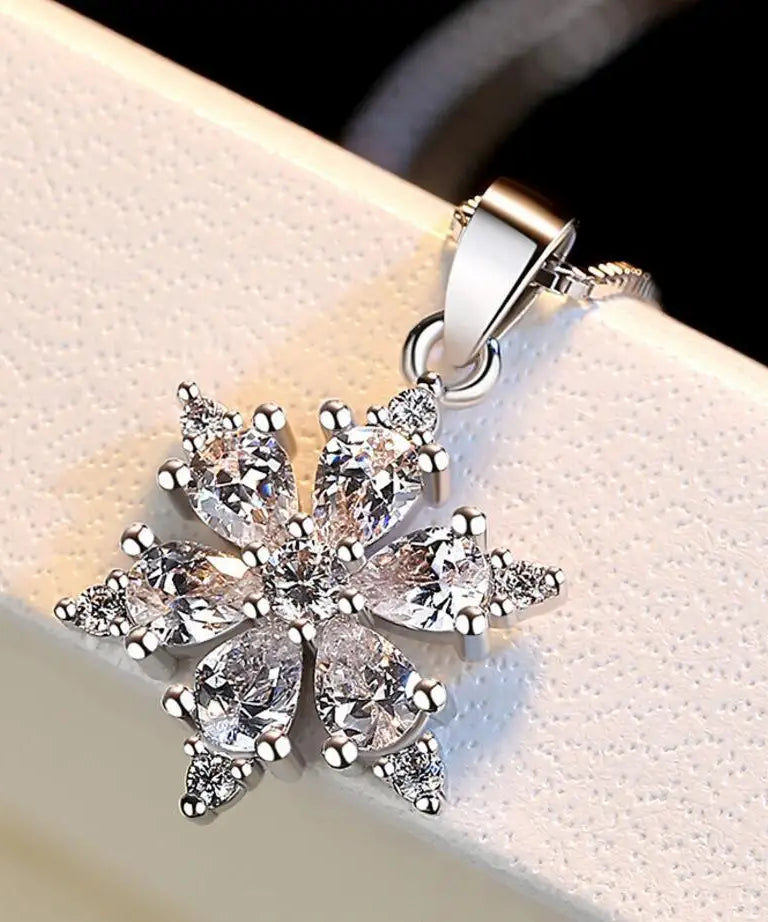 Collier ARGENT Femme "SNOW"