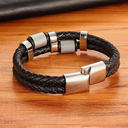 Bracelet cuir homme "XQPN"