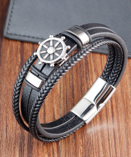 Bracelet cuir homme "SEVERAL"