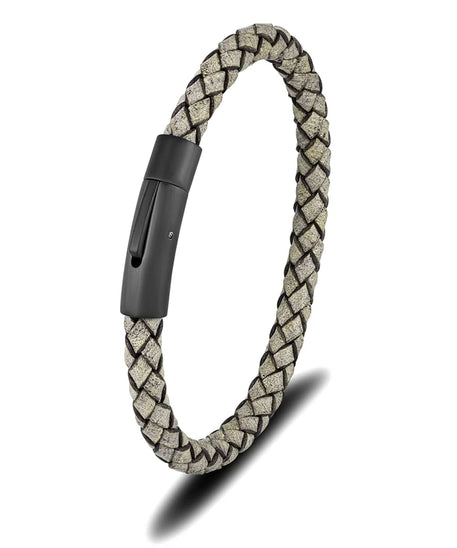 Bracelet cuir homme "SIMPLE WHEEL"