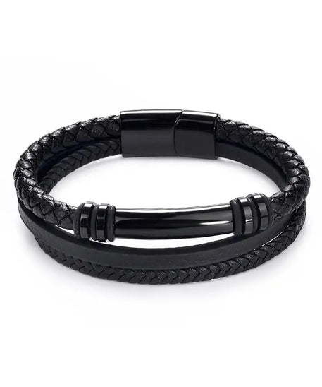 Bracelet cuir homme "MAGNET"