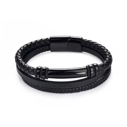 Bracelet cuir homme "MAGNET"