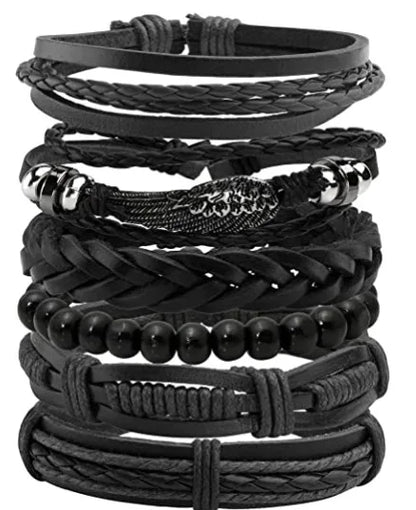 Bracelet cuir homme "CHAMANE"