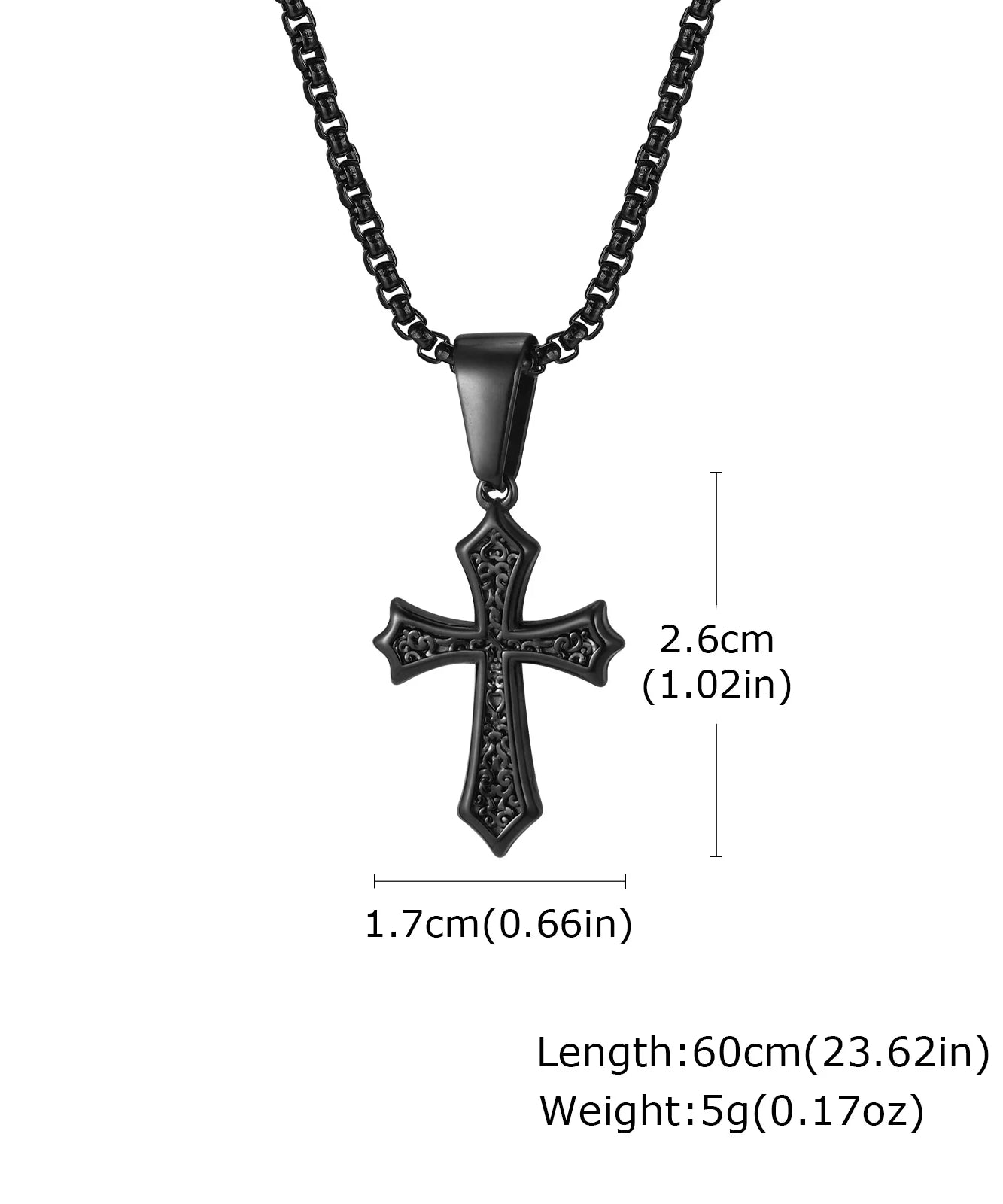 Chaine PENDENTIF croix pour hommes
