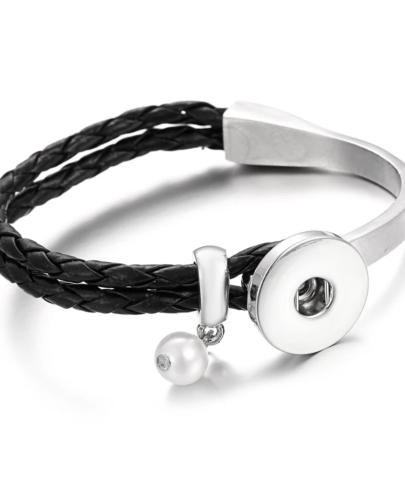 Bracelet cuir homme "Tribal King"