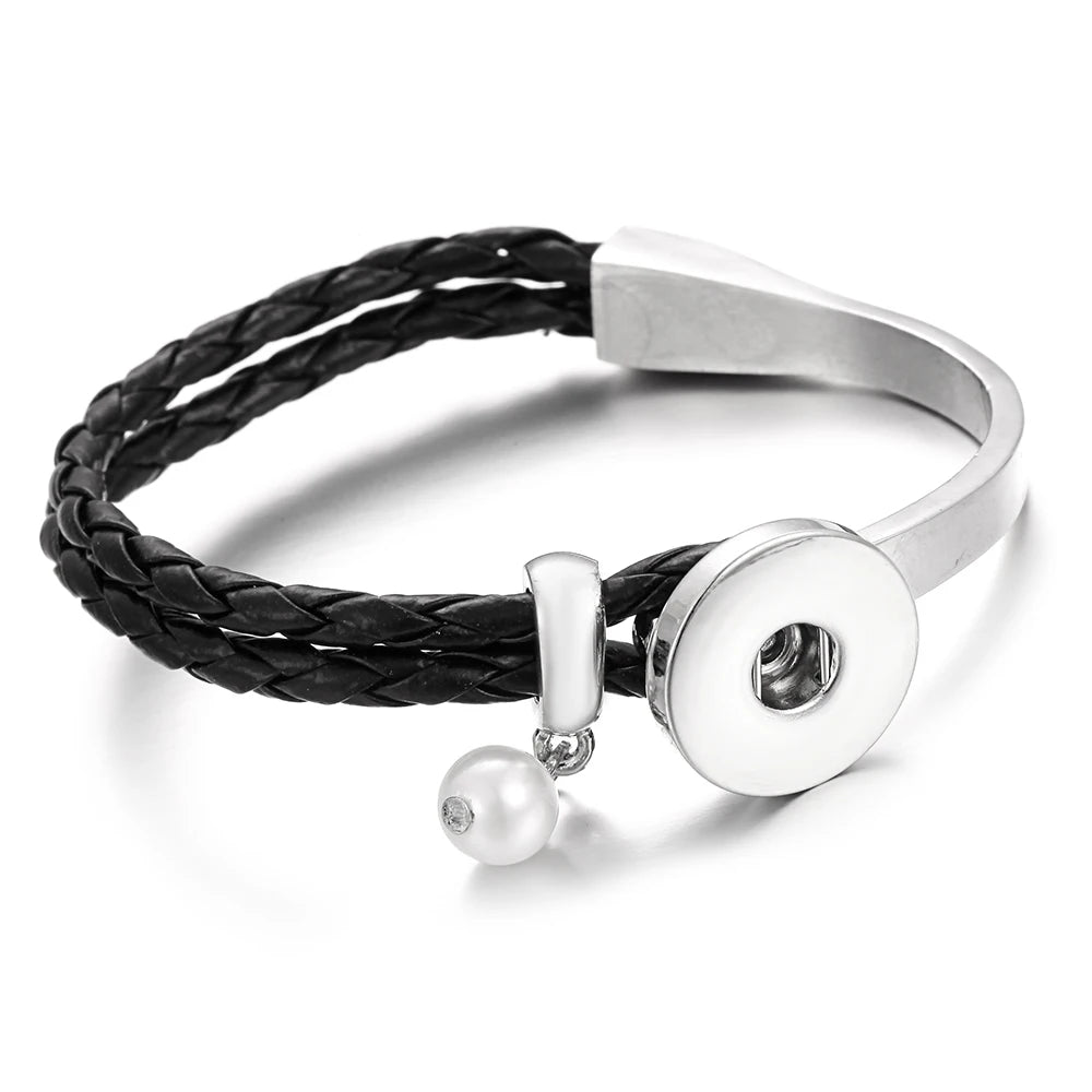 Bracelet cuir homme "Tribal King"