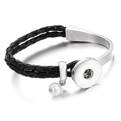 Bracelet cuir homme "Tribal King"