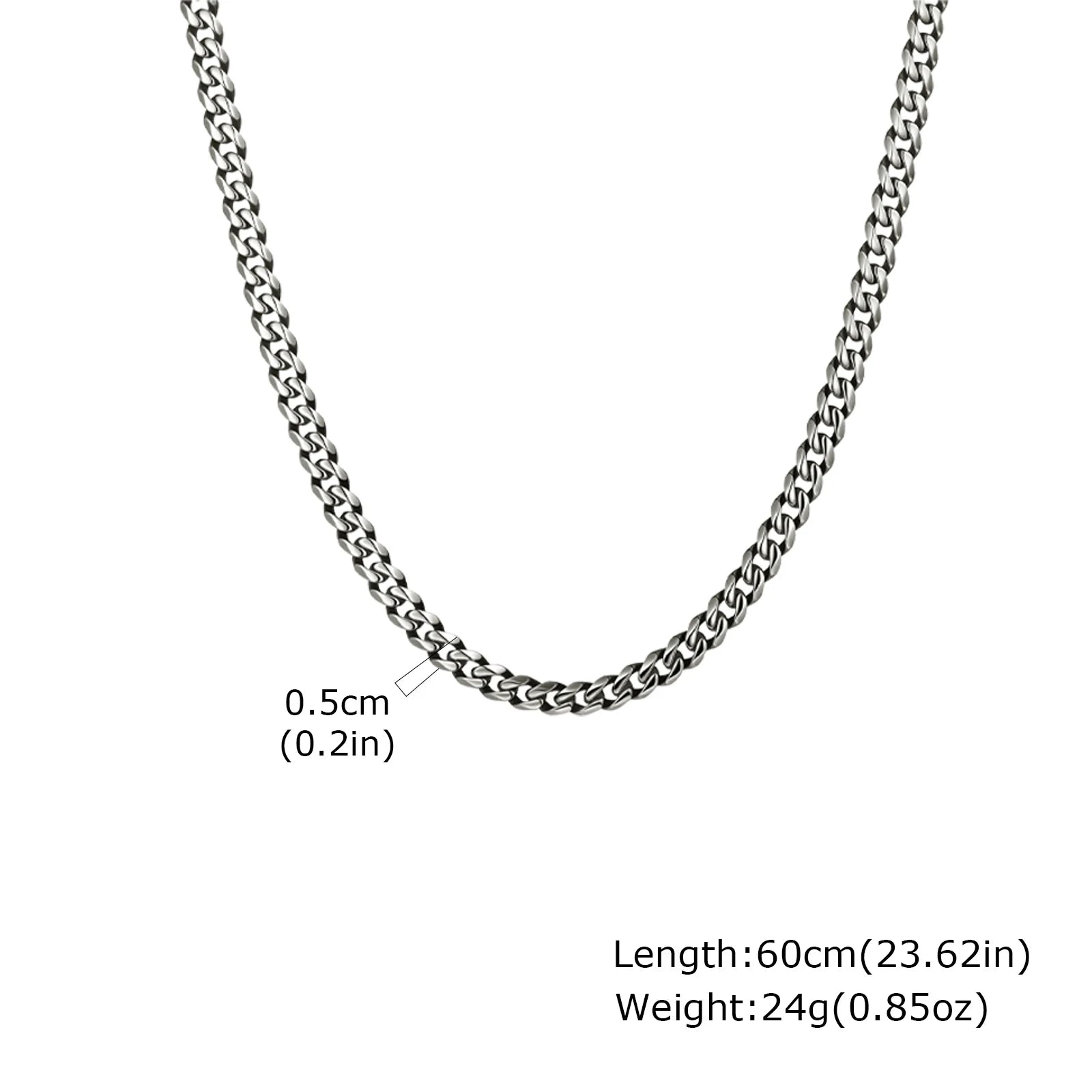 Chaine ARGENT Homme "MIAMI"