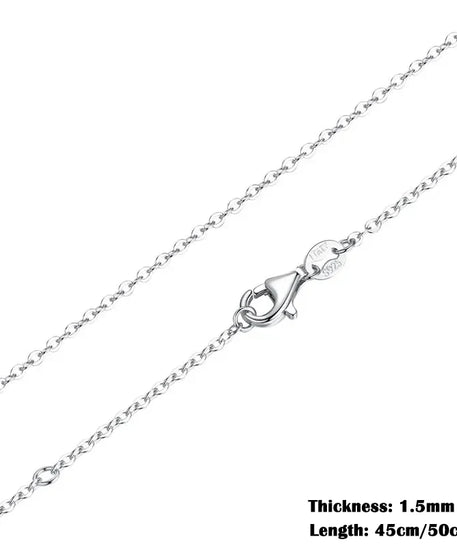BAMOER Collier ARGENT Femme