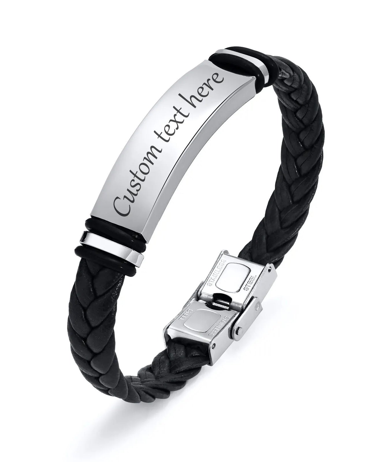 Bracelets cuir Homme "WRITE ME"