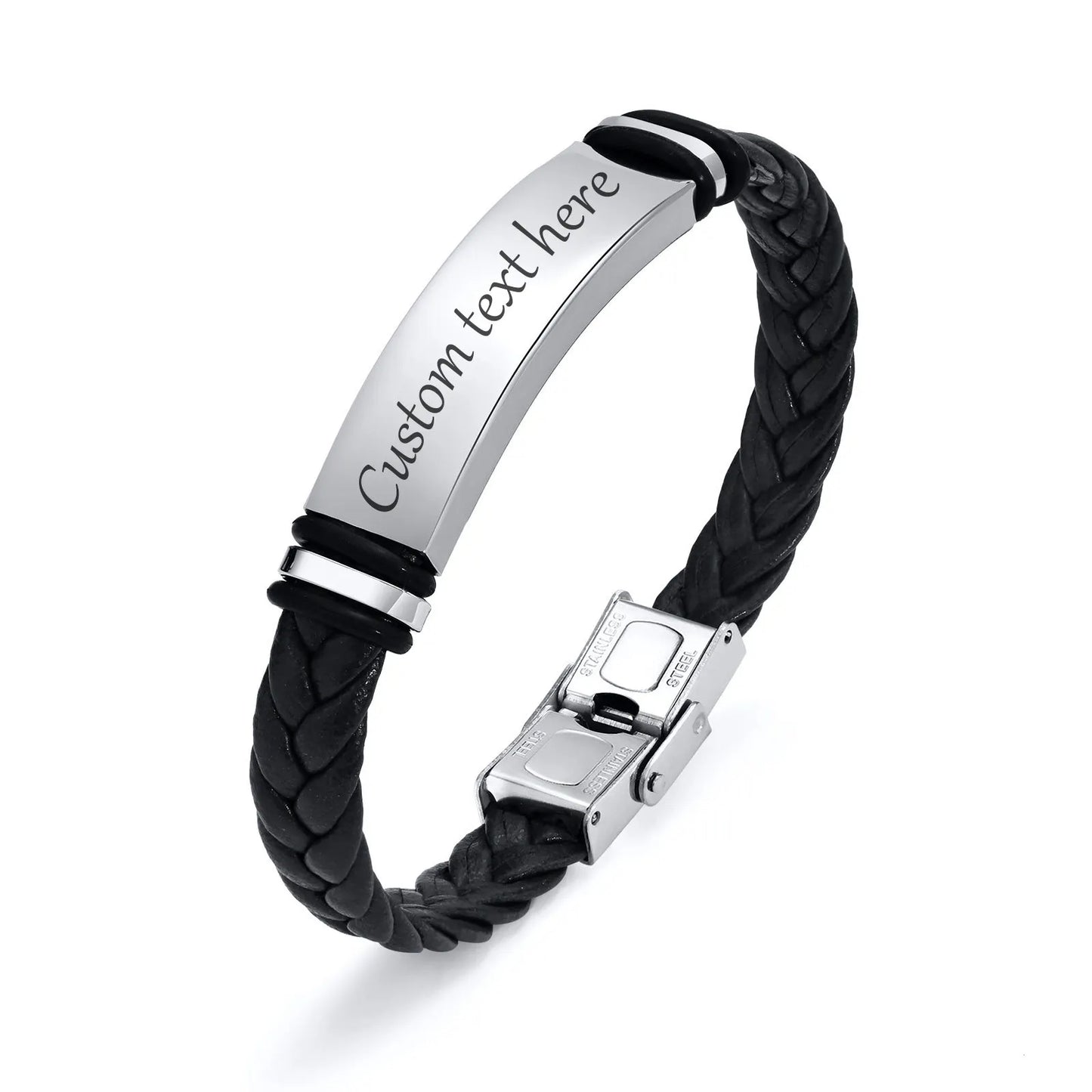 Bracelets cuir Homme "WRITE ME"
