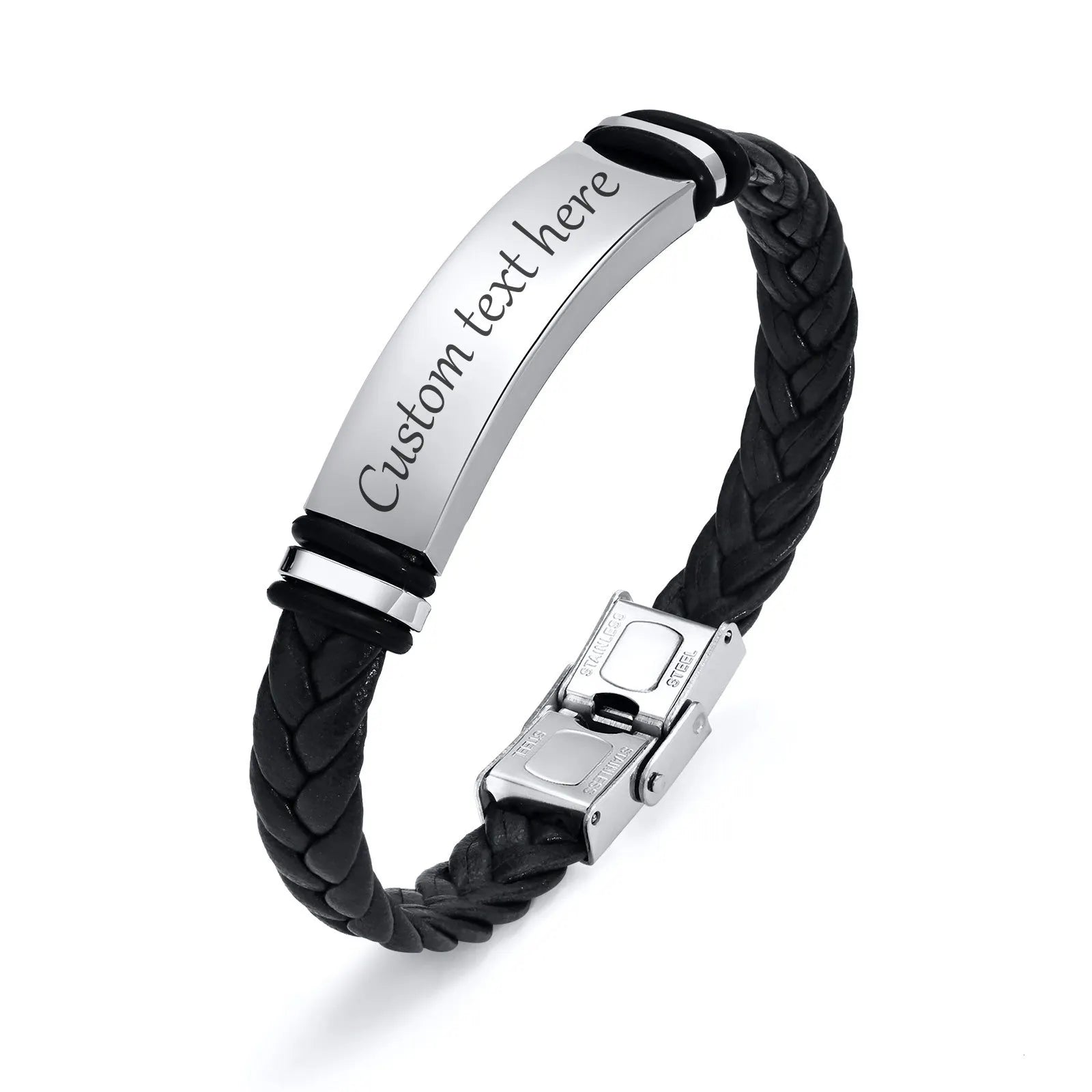 Bracelets cuir Homme "WRITE ME"
