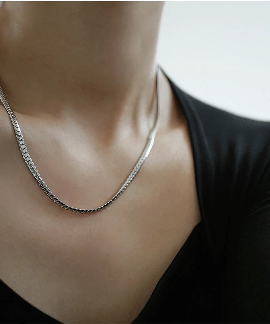 Collier ARGENT Femme "CUBANISTA"