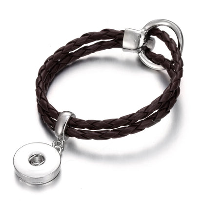 Bracelet cuir homme "Tribal King"