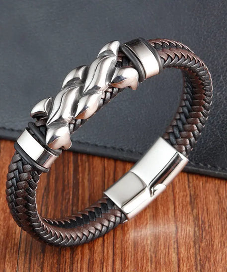 Bracelet cuir homme "SEVERAL"