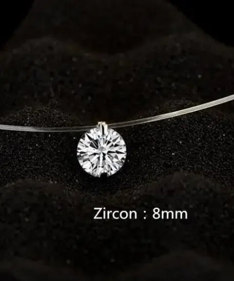 Collier femme ARGENT S925 "ZIRCON"