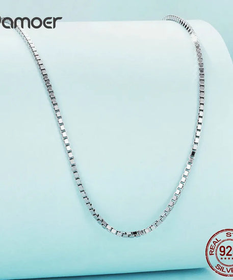 BAMOER Collier ARGENT Femme