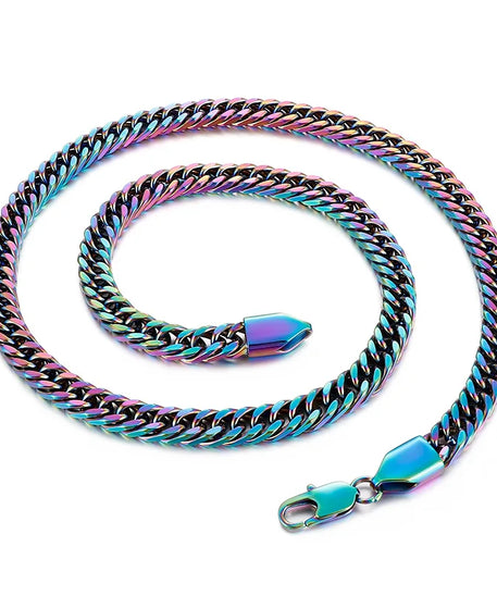 Chaine ARGENT Homme "CUBAN LINK"