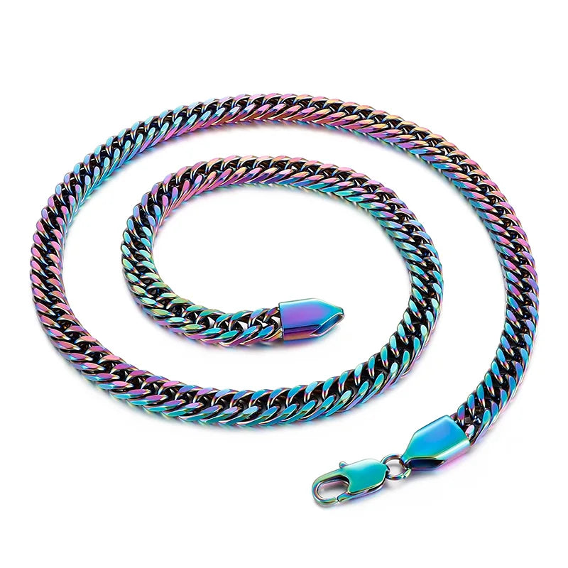 Chaine ARGENT Homme "CUBAN LINK"