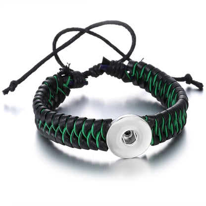 Bracelet cuir homme "Tribal King"