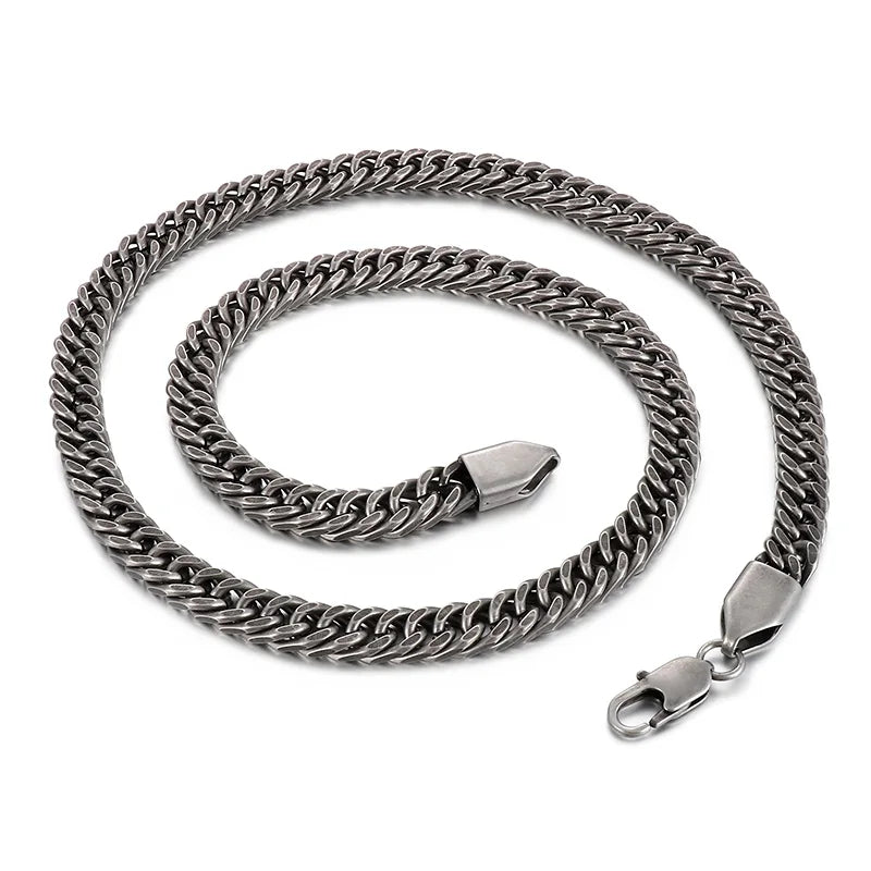 Chaine ARGENT Homme "CUBAN LINK"