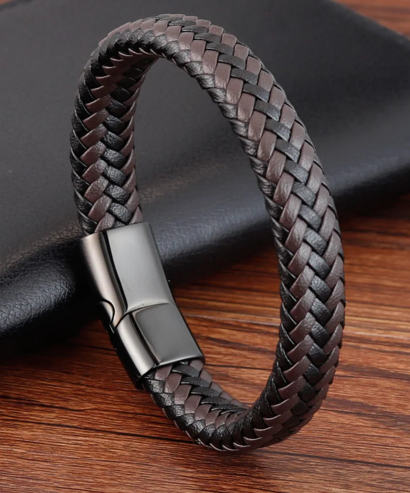 Bracelet cuir homme "CONTINENTAL"