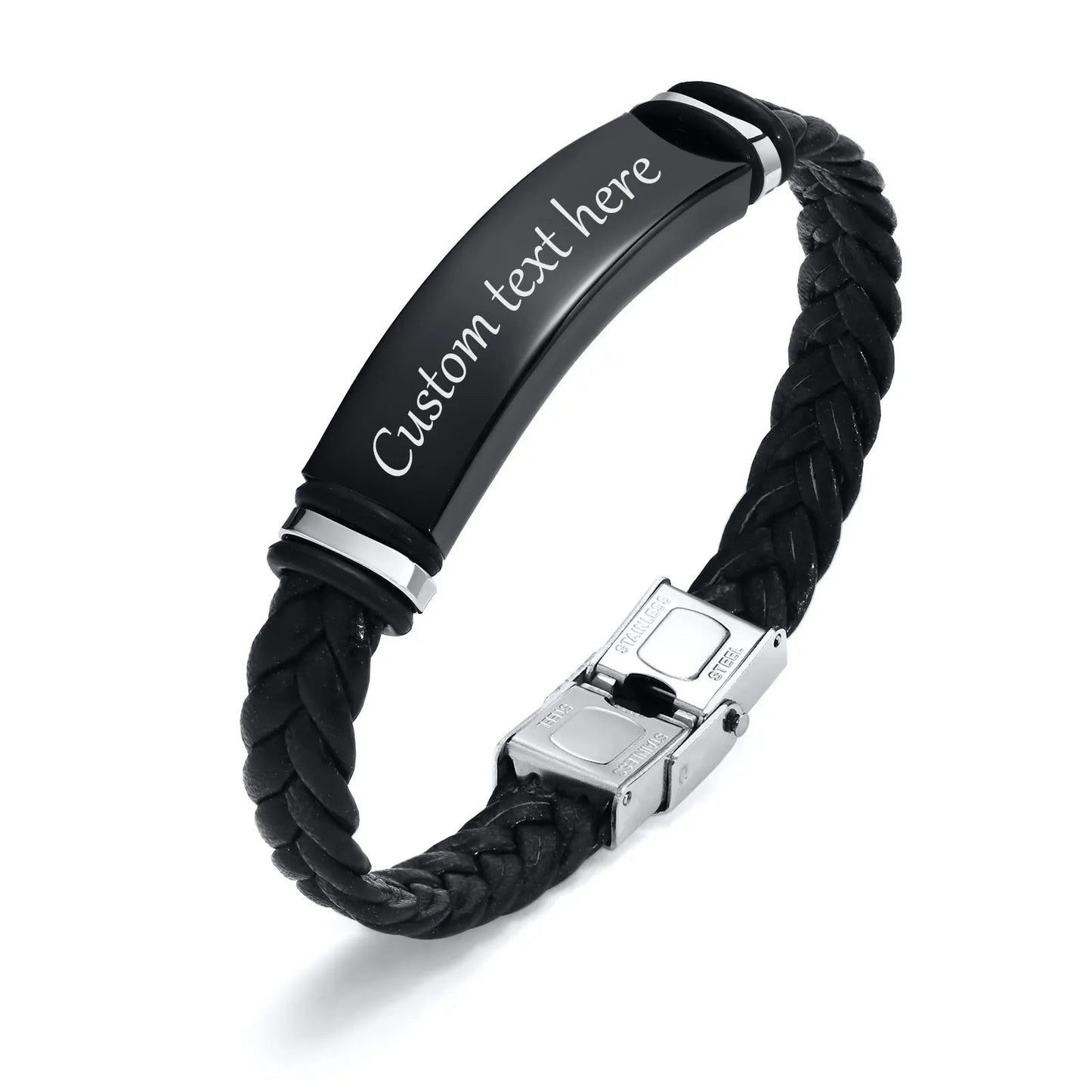 Bracelets cuir Homme "WRITE ME"