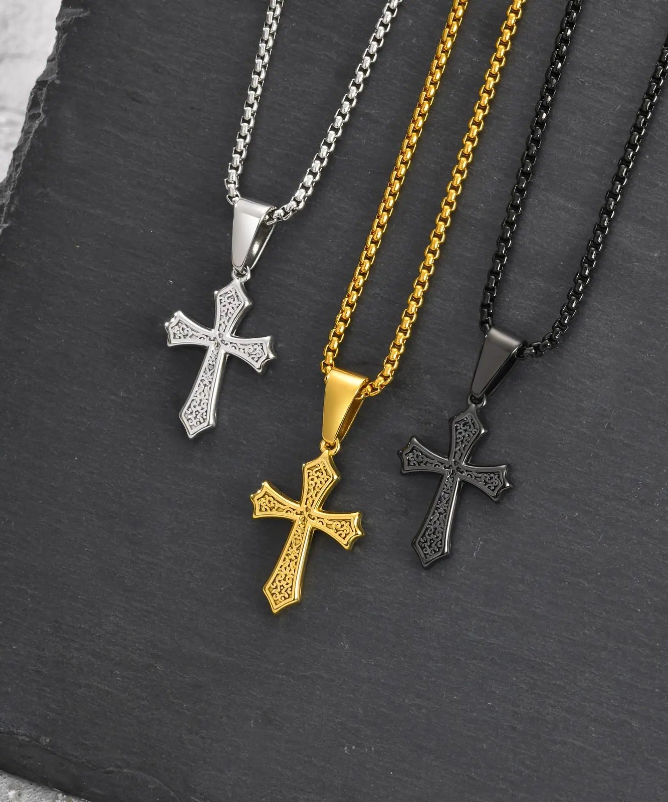 Chaine PENDENTIF croix pour hommes