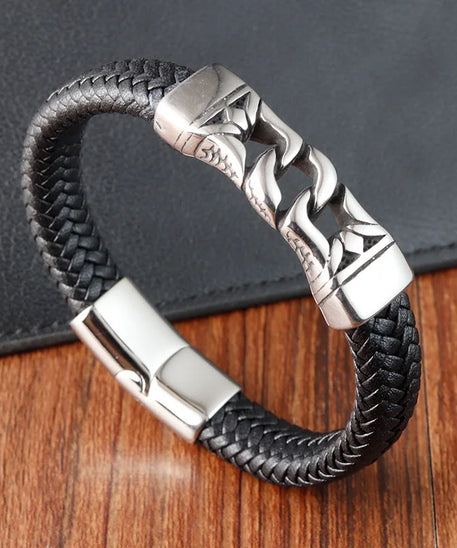 Bracelet cuir homme "SEVERAL"