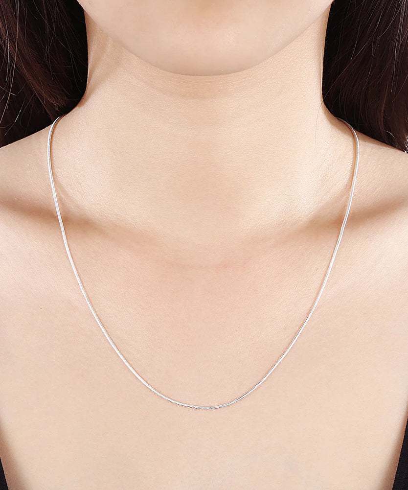Collier femme ARGENT "SNAKE"