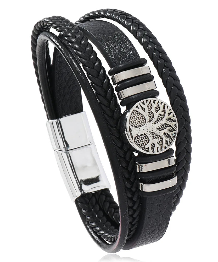 Bracelet cuir homme "SHENZEN"